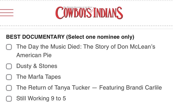Cowboys And Indians Best Doc